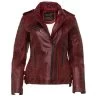 Marissa's Antique Red Diamond Quilted Leather Jacket With Double Zipper 1 Marissa's Antique Red Diamond Quilted Leather Jacket With Double Zipper -Leather Clothing Store Marissa sAntiquereddiamondquiltedleatherjacketwithdoublezipper 1