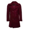 Men's Burgundy Wool 3/4 Double Breasted Coat 1 Men's Burgundy Wool 3/4 Double Breasted Coat -Leather Clothing Store Men sBurgandyWool3 4lengthtrenchcoat