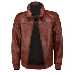 Boyd's Rust Leather Jacket With Ribbed Cuffs 13 Boyd's Rust Leather Jacket With Ribbed Cuffs -Leather Clothing Store Screenshot2023 10 10170950copy