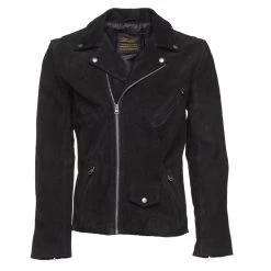 Silva's Black Suede Leather Jacket