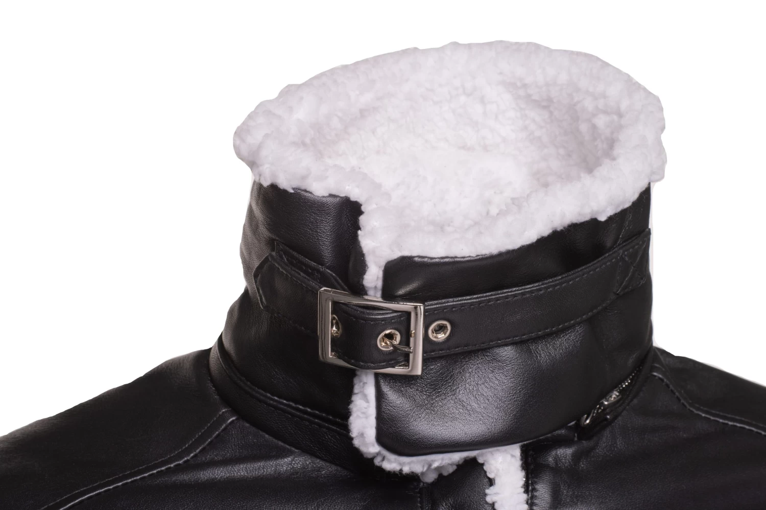 Harry's Sherpa Leather Jacket With Double Collar 6 Harry's Sherpa Leather Jacket With Double Collar - Image 4