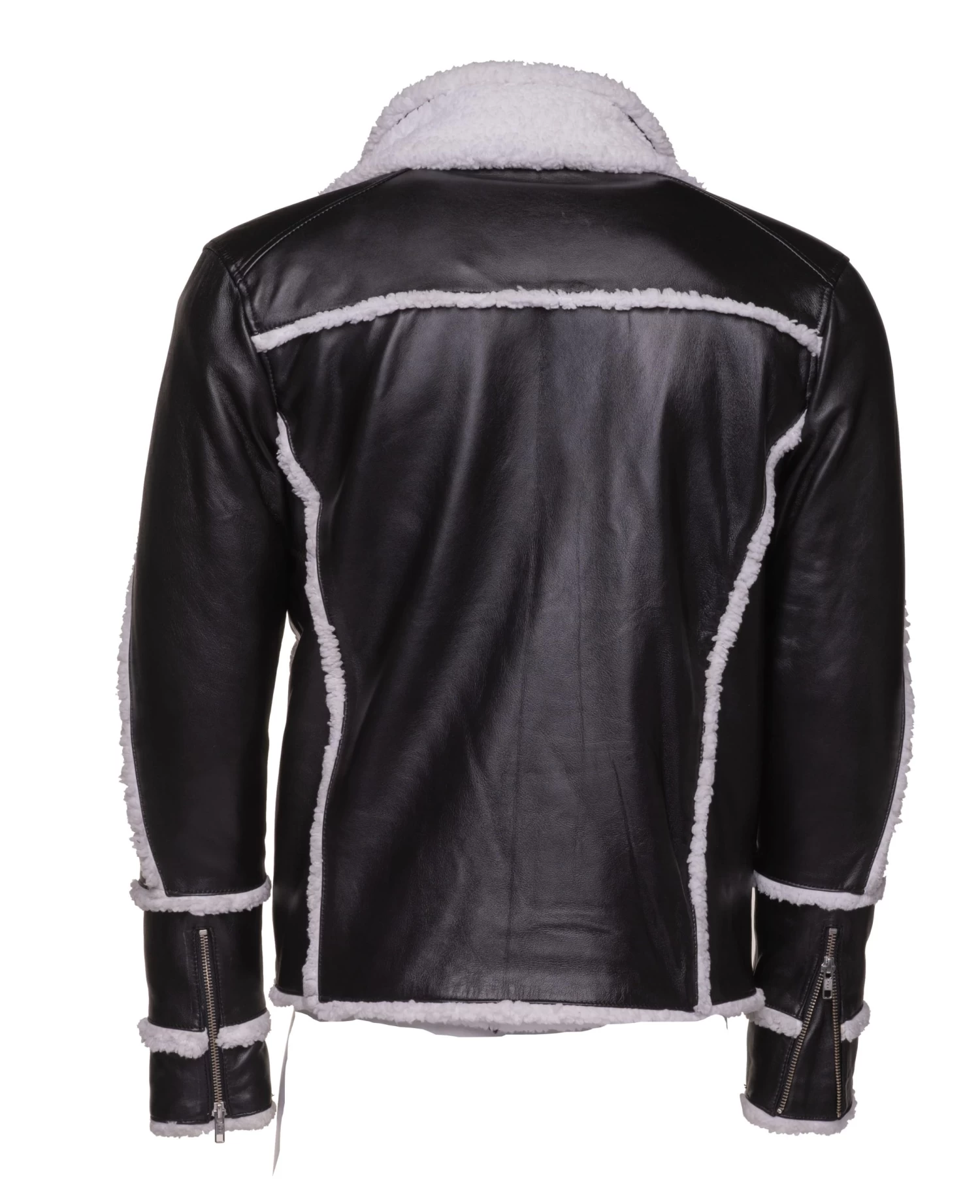 Harry's Sherpa Leather Jacket With Double Collar 9 Harry's Sherpa Leather Jacket With Double Collar - Image 7