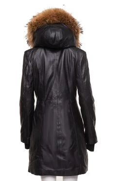 Ulva Fur Trimmed Women's Parka Coat With Real Fox Fur Hoodie 9 Ulva Fur Trimmed Women's Parka Coat With Real Fox Fur Hoodie -Leather Clothing Store StudioSession 350 min