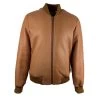 Jonathan Tan Shearling Bomber Jacket -Leather Clothing Store Tan1
