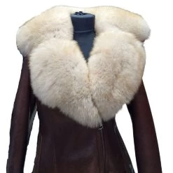 Gianna's Brown Shearling Fur Coat 9 Gianna's Brown Shearling Fur Coat -Leather Clothing Store Untitleddesign 3 10