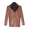 Rust Leather Car Coat With Faux Fur -Leather Clothing Store Untitleddesign 94