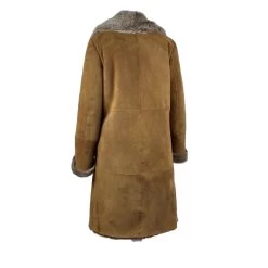 Sabina Tobacco Long Shearling Coat 12 Sabina Tobacco Long Shearling Coat -Leather Clothing Store VI1 WA0003 Moment