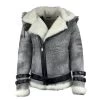 Rocco Vintage Distressed Grey Aviator Bomber Shearling Jacket With Hoodie 2 Rocco Vintage Distressed Grey Aviator Bomber Shearling Jacket With Hoodie -Leather Clothing Store VID 20220804 Wassnt