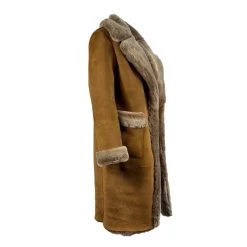 Sabina Tobacco Long Shearling Coat 13 Sabina Tobacco Long Shearling Coat -Leather Clothing Store VID 202 Moment