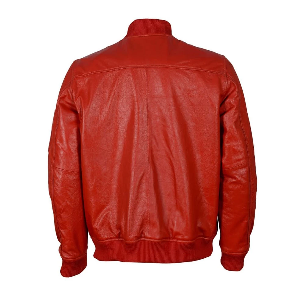 Brooks Red MA1 Bomber Jacket 4 Brooks Red MA1 Bomber Jacket - Image 2