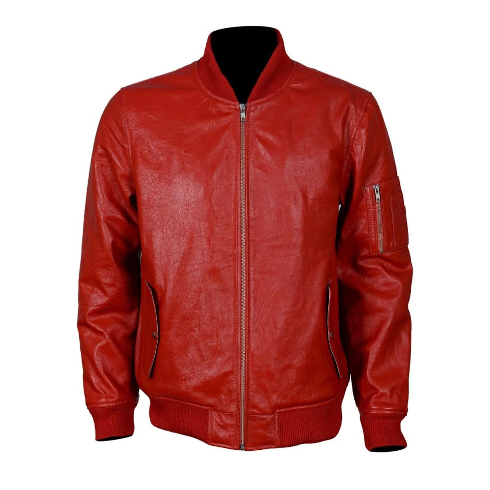 Brooks Red MA1 Bomber Jacket 3 Brooks Red MA1 Bomber Jacket