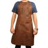 Brown Leather Apron 2 Brown Leather Apron -Leather Clothing Store ZFR 4524