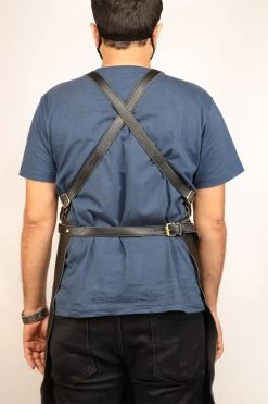 Black Leather Apron 7 Black Leather Apron -Leather Clothing Store ZFR 4532