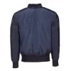 Zak's Blue Nylon Flight Jacket With Ribbed Waist -Leather Clothing Store Zak sblueNylonflightjacketwithribbedwaist